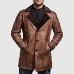 Leather Fur Coat