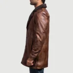 Leather Fur Coat - Image 4